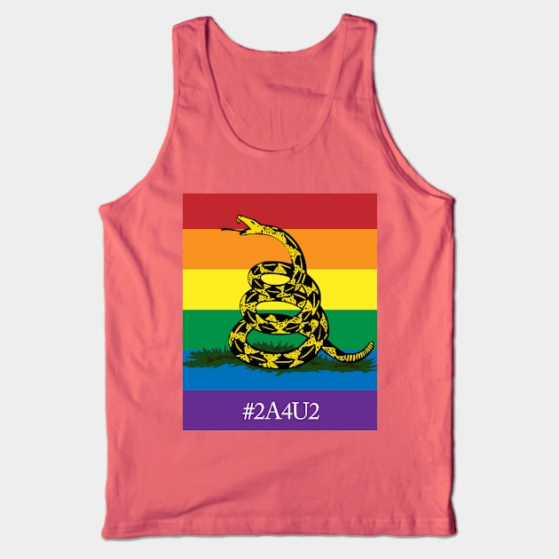 Rainbow Gadsden 2A4U2 Tank Top by Operation Blazing Sword